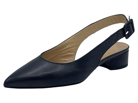 sei unica A18 NERO slingback tacco basso