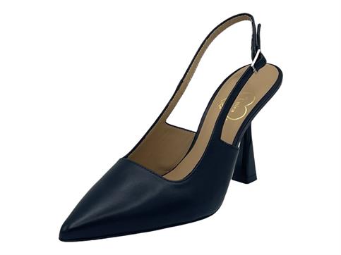 sei unica V32 NERO slingback tacco alto