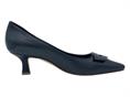 FRAU 92T8 NERO slingback tacco medio