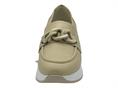 MELLUSO R20085 beige mocassino donna zepppa catena