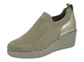 MELLUSO K55345W beige  mocassino donna zeppa alta