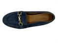 hersuade ANK44 blu mocassino donna camoscio morsetto