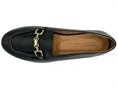 hersuade ANK44 nero mocassino donna pelle morsetto