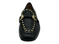 mjus T85106 nero mocassino donna borchie