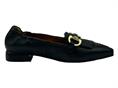 mjus T98102 nero mocassino donna punta frangia