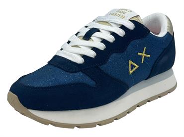 SUN68 Z33203 BLU sneakers tessuto