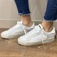 crime london 28107 BIANCO sneakers pelle donna