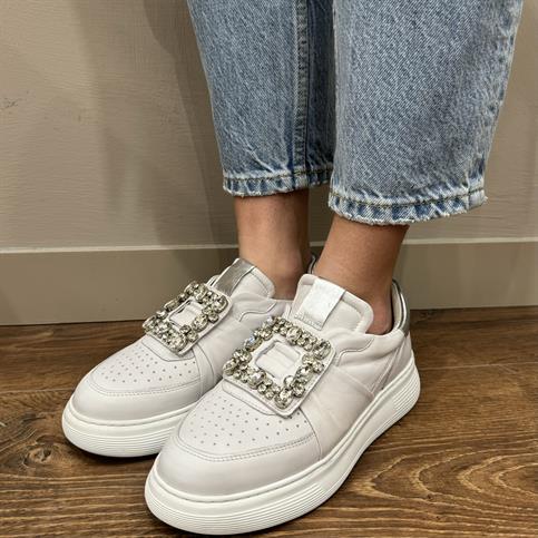 MELLUSO K35257 bianco sneakers pelle donna