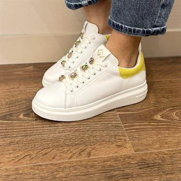 GOLD&GOLD GB812 lime sneakers  con zirconi