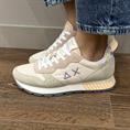 SUN68 Z34205 BEIGE sneaker tessuto donna