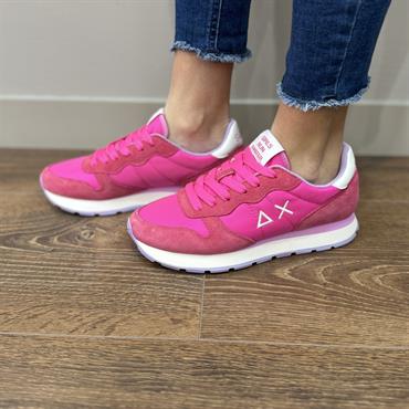 SUN68 Z34201 FUXIA sneaker tessuto donna