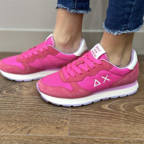 SUN68 Z34201 FUXIA sneaker tessuto donna