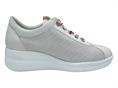 MELLUSO R20245 bianco sneakers zeppa donna traforata