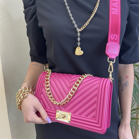 marc ellis FLAT M FUXIA borsa pvc