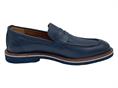 AMBITIOUS 11871 BLU mocassino uomo sportivo