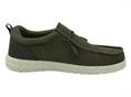 GRUNLAND SC5930 verde scarpa uomo cotone