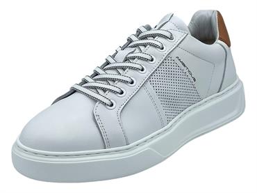 AMBITIOUS 12862 BIANCO sneakers pelle uomo