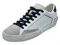 crime london 16004PP5B BIANCO sneakers pelle