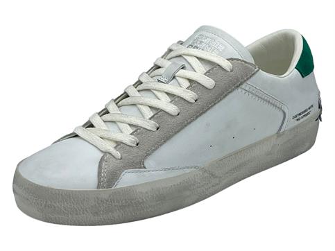 crime london 16010PP5B BIANCO sneakers pelle