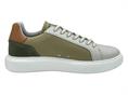 AMBITIOUS 11290A BEIGE/KAKI sneakers pelle uomo