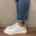 AMBITIOUS 10634A bianco sneakers pelle uomo