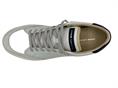 crime london 17673P bianco sneakers uomo