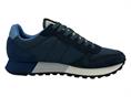 SUN68 Z34111 BLU sneaker tessuto uomo