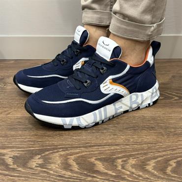 voile blanche CLUB.01NAVY/ORANGE sneaker uomo