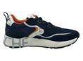 voile blanche CLUB.01NAVY/ORANGE sneaker uomo