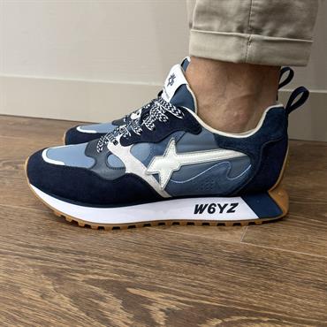 w6yz LOOP blu sneaker tessuto uomo extralinght