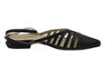 hersuade PARIGI 42 nero slingback tacco basso