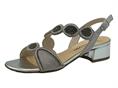 MELLUSO K35526 silver sandalo donna tacco strass