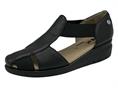 melluso K55399 nero scarpa sandalo ragno pelle