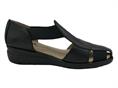 melluso K55399 nero scarpa sandalo ragno pelle