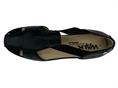 melluso K55399 nero scarpa sandalo ragno pelle