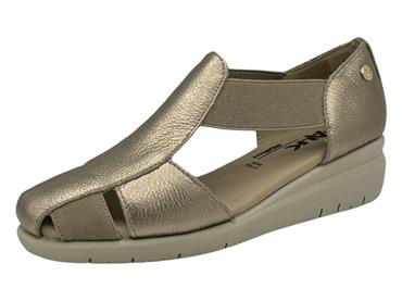 melluso k55399 oro scarpa  donna sandalo ragno pelle