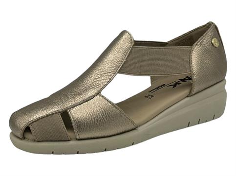 melluso k55399 oro scarpa  donna sandalo ragno pelle