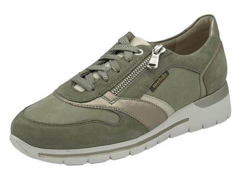 MEPHISTO EREEN khaki  sneakers donna pelle cerniera