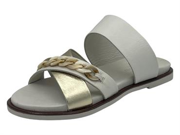 GRUNDLAND CI3164 PLATINO ciabatta donna