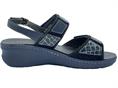 MELLUSO K95206 BLU sandalo estate donna plantare