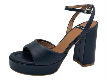 angel alarcon 23084 NERO sandalo donna platform