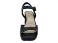 ANIMA LI723 NERO sandalo donna platform