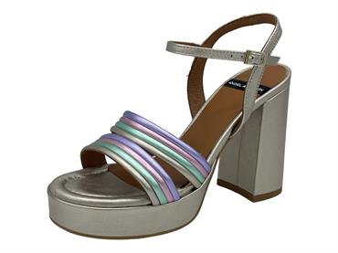 angel alarcon 23085 PLATINO sandalo donna platform