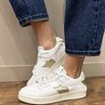 wave 28066 bianco sneakers donna pelle