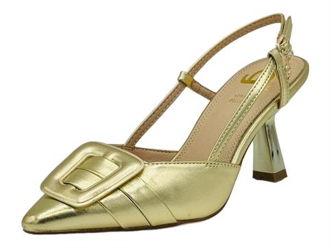 gold&gold gu246 oro slingback  donna