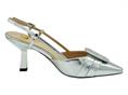 gold&gold gu246 silver slingback  donna