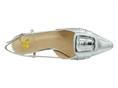 gold&gold gu246 silver slingback  donna