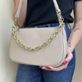 sei unica VERY6348 beige  borsa pelle made in italy