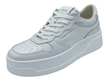 crime london 22709AA5 BIANCO sneakers pelle