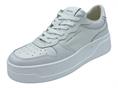 crime london 22709AA5 BIANCO sneakers pelle